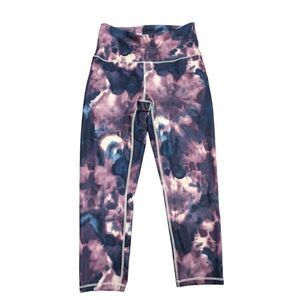 Balance Collection Purple and White Yoga Pants Women's Medium